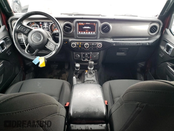 2022 Jeep Wrangler Unlimited High Tide with VIN 1C4HJXDG5NW145748, listed as a Copart auction lot 83384704 with 30,161 mi miles and Salvage Title. Bid and sale history available at DreamBid. Image 8.
