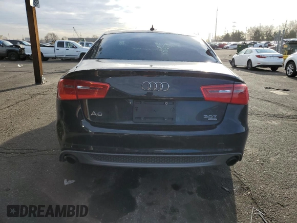 2014 Audi A6 3.0T Prestige with VIN WAUHGAFC9EN051364, listed as a Copart auction lot 42772255 with 0 mi miles and Non Repairable. Bid and sale history available at carsss.com. Image 6.