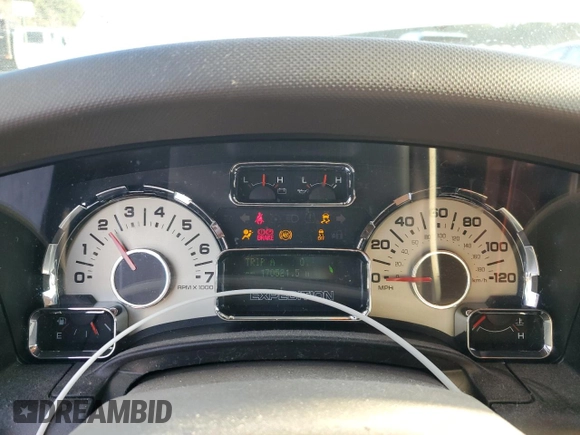 2012 Ford Expedition Limited with VIN 1FMJU1K59CEF46418, listed as a Copart auction lot 44243045 with 170,521 mi miles and Salvage title. Bid and sale history available at DreamBid. Image 9.
