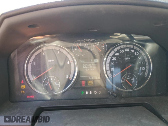 2011 Dodge 2500 SLT with VIN 3D7UT2HL4BG510407, listed as a Copart auction lot 47768295 with 174,173 mi miles and Salvage Title. Bid and sale history available at DreamBid. Image 9.