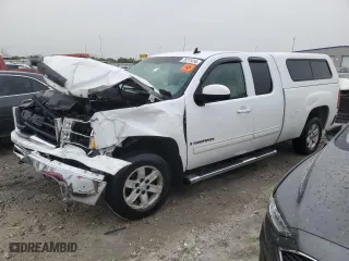 2007 GMC Sierra 1500 SLE1 with VIN 2GTEC19JX71586459, listed as a Copart auction lot 70711414 with 251,126 mi miles and Salvage Title. Bid and sale history available at carsss.com. Image 1.