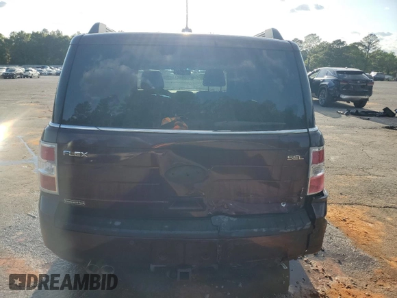 2011 Ford Flex SEL with VIN 2FMGK5CC9BBD18613, listed as a Copart auction lot 52339145 with 179,341 mi miles and Salvage Title. Bid and sale history available at carsss.com. Image 6.