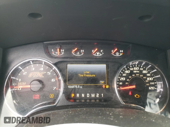 2012 Ford F-150 XL with VIN 1FTFX1ET7CFB33483, listed as a Copart auction lot 76513294 with 194,876 mi miles and Clean Title. Bid and sale history available at carsss.com. Image 9.