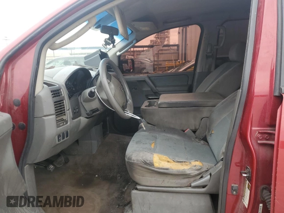 2007 Nissan Titan XE with VIN 1N6AA07AX7N229425, listed as a Copart auction lot 45583465 with 257,361 mi miles and Salvage Title. Bid and sale history available at DreamBid. Image 7.