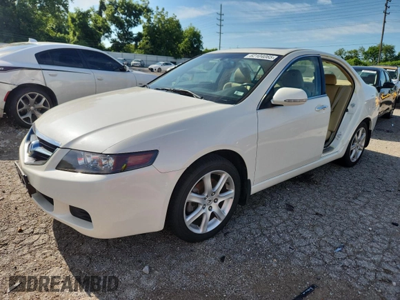 2005 Acura TSX with VIN JH4CL96815C030960, listed as a Copart auction lot 62104065 with 149,622 mi miles and Salvage title. Bid and sale history available at DreamBid. Image 1.