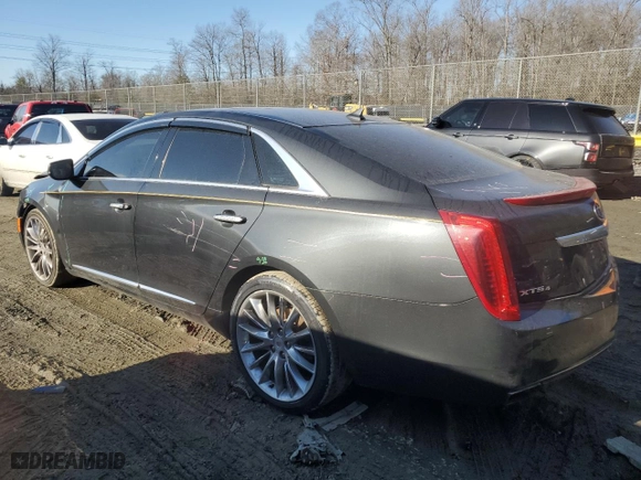 2013 Cadillac XTS Platinum with VIN 2G61V5S3XD9100843, listed as a Copart auction lot 42943555 with 122,153 mi miles and Salvage Title. Bid and sale history available at carsss.com. Image 2.