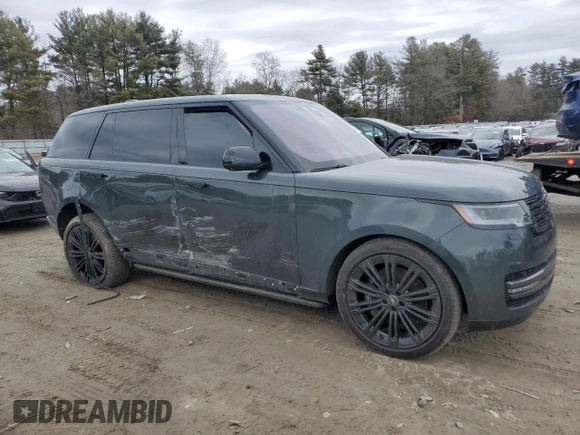 2023 Land Rover Range Rover with VIN SALK1BE71PA024084, listed as a Copart auction lot 48036765 with 17,187 mi miles and Salvage Title. Bid and sale history available at DreamBid. Image 4.