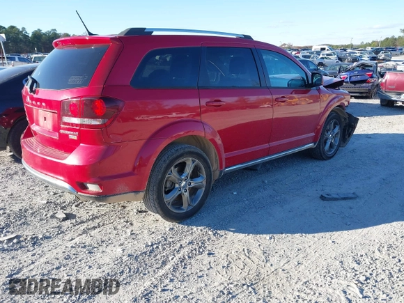 2017 Dodge Journey Crossroad Plus z VIN 3C4PDCGG1HT548160, wystawiony jako IAAI lot #40948489 z przebiegiem 129 427 mil mil oraz . Historia ofert i sprzedaży dostępna na DreamBid. Obrazek 4.