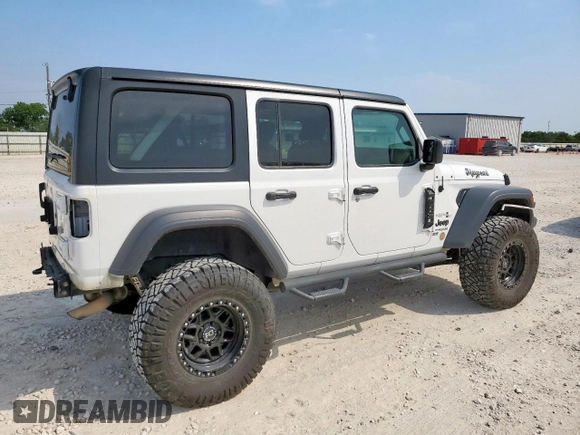 2020 Jeep Wrangler Unlimited Sport с VIN 1C4HJXDG6LW252353, выставлен на аукционе Copart как лот 56556425 с пробегом 114 144 миль миль и Списание • Salvage title. История ставок и продаж доступна на DreamBid. Изображение 3.