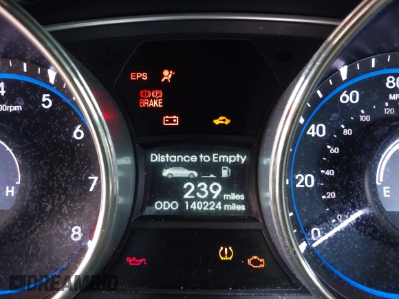 2011 Hyundai Sonata SE with VIN 5NPEC4ACXBH198623, listed as a IAAI auction lot 41681404 with 140,224 mi miles. Bid and sale history available at carsss.com. Image 7.