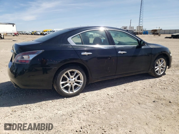 2014 Nissan Maxima S with VIN 1N4AA5AP8EC451084, listed as a Copart auction lot 50337895 with 76,202 mi miles and Salvage Title. Bid and sale history available at DreamBid. Image 3.