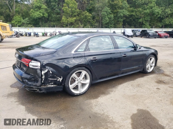 2018 Audi A8 z VIN WAU44AFD5JN000616, wystawiony jako Copart lot #71856744 z przebiegiem 97 393 mil mil oraz Szkoda całkowita • Salvage title. Historia ofert i sprzedaży dostępna na DreamBid. Obrazek 3.