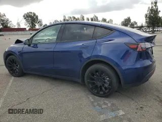 2021 Tesla Model Y Long Range with VIN 5YJYGDEE2MF207913, listed as a Copart auction lot 54385605 with 46,056 mi miles and Salvage Title. Bid and sale history available at DreamBid. Image 2.