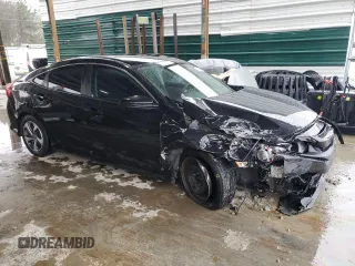 2019 Honda Civic Sedan LX with VIN 19XFC2F60KE031929, listed as a Copart auction lot 48042095 with 96,958 mi miles and Salvage Title. Bid and sale history available at carsss.com. Image 4.