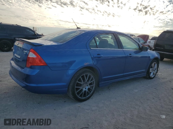 2011 Ford Fusion SPORT with VIN 3FAHP0DC1BR218198, listed as a Copart auction lot 42527465 with 126,250 mi miles and Salvage Title. Bid and sale history available at carsss.com. Image 3.