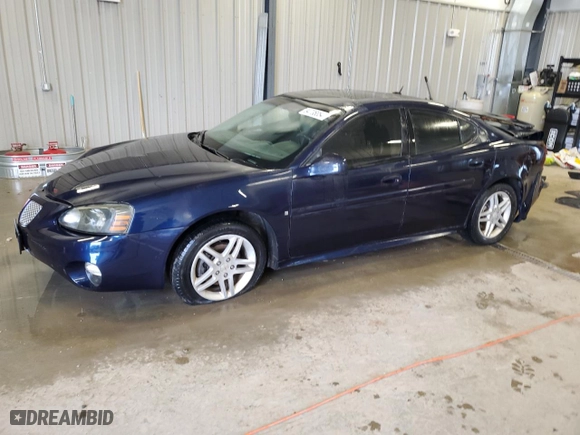2007 Pontiac Grand Prix GT with VIN 2G2WR554771176765, listed as a Copart auction lot 84736854 with 120,484 mi miles and Clean Title. Bid and sale history available at carsss.com. Image 1.