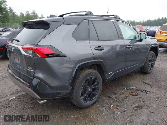2024 Toyota RAV4 Hybrid XSE with VIN 4T3E6RFV5RU142476, listed as a IAAI auction lot 42524206 with 11,852 mi miles and . Bid and sale history available at DreamBid. Image 4.