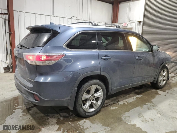 2014 Toyota Highlander Limited with VIN 5TDDKRFH3ES040008, listed as a Copart auction lot 41677785 with 130,120 mi miles and Salvage Title. Bid and sale history available at carsss.com. Image 3.