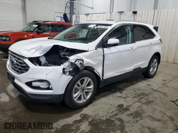 2020 Ford Edge SEL z VIN 2FMPK4J96LBA41535, wystawiony jako Copart lot #56077665 z przebiegiem 55 666 mil mil oraz Szkoda całkowita • Salvage title. Historia ofert i sprzedaży dostępna na DreamBid. Obrazek 1.