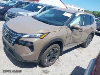 2025 Nissan Rogue SV with VIN JN8BT3BA6SW003609, listed as a IAAI auction lot 41951938 with 1,408 mi miles. Bid and sale history available at carsss.com. Image 18.