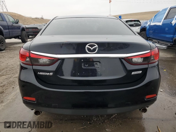 2016 Mazda 6 i Sport with VIN JM1GJ1U5XG1423261, listed as a Copart auction lot 48309005 with 113,305 mi miles and Salvage Title. Bid and sale history available at DreamBid. Image 6.