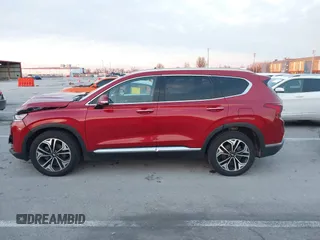 2019 Hyundai Santa Fe Ultimate with VIN 5NMS5CAA4KH105145, listed as a IAAI auction lot 41156214 with 54,796 mi miles and . Bid and sale history available at DreamBid. Image 15.