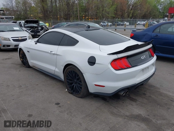 2020 Ford Mustang GT with VIN 1FA6P8CF2L5189929, listed as a IAAI auction lot 41946978 with 41,810 mi miles and . Bid and sale history available at DreamBid. Image 3.