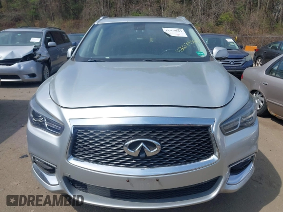 2017 Infiniti QX60 with VIN 5N1DL0MM8HC507403, listed as a IAAI auction lot 42079563 with 162,234 mi miles and . Bid and sale history available at DreamBid. Image 12.