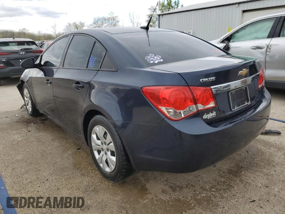 2014 Chevrolet Cruze LS with VIN 1G1PA5SH3E7427773, listed as a Copart auction lot 52621725 with 147,564 mi miles and Salvage Title. Bid and sale history available at carsss.com. Image 2.