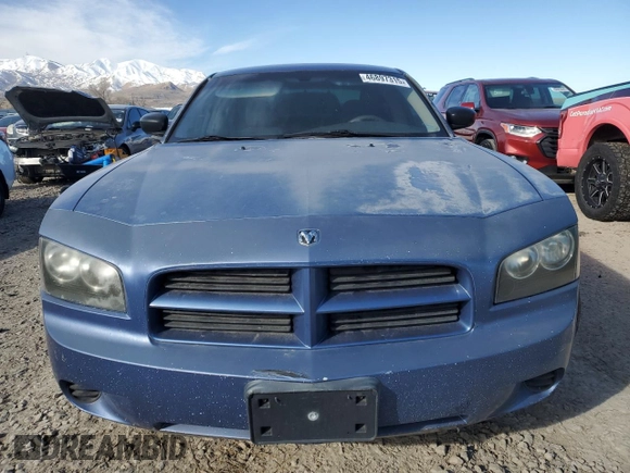 2007 Dodge Charger with VIN 2B3KA43R87H676386, listed as a Copart auction lot 46897315 with 128,922 mi miles and Clean Title. Bid and sale history available at DreamBid. Image 5.