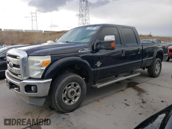 2013 Ford F-350 Platinum with VIN 1FT8W3BT2DEB34561, listed as a Copart auction lot 47448905 with 314,225 mi miles and Salvage title. Bid and sale history available at DreamBid. Image 1.