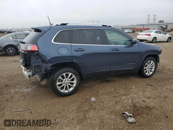 2019 Jeep Cherokee Latitude with VIN 1C4PJLCB9KD412004, listed as a Copart auction lot 61642015 with 121,336 mi miles and Salvage title. Bid and sale history available at DreamBid. Image 3.