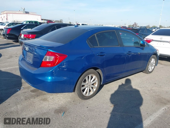 2012 Honda Civic EX with VIN 2HGFB2F88CH512765, listed as a IAAI auction lot 41591583 with 147,261 mi miles and . Bid and sale history available at DreamBid. Image 4.