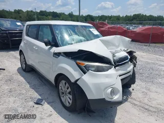 2017 Kia Soul + with VIN KNDJP3A56H7478406, listed as a IAAI auction lot 40045022 with 126,961 mi miles. Bid and sale history available at carsss.com. Image 1.