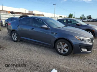 2015 Kia Optima LX with VIN KNAGM4A71F5592894, listed as a Copart auction lot 48575585 with 150,855 mi miles and Non Repairable. Bid and sale history available at carsss.com. Image 4.
