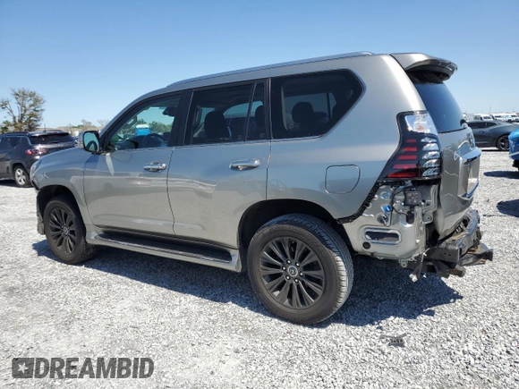 2023 Lexus GX with VIN JTJAM7BX0P5368300, listed as a Copart auction lot 49230015 with 17,953 mi miles and Salvage Title. Bid and sale history available at carsss.com. Image 2.
