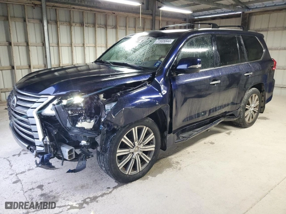 2016 Lexus LX 570 with VIN JTJHY7AX8G4209521, listed as a Copart auction lot 71935844 with 81,656 mi miles and Salvage Title. Bid and sale history available at carsss.com. Image 1.