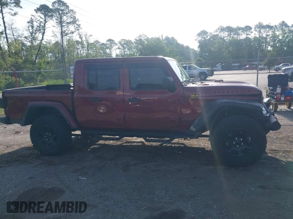 2021 Jeep Gladiator Mojave with VIN 1C6JJTEG8ML592381, listed as a IAAI auction lot 42369581 with 75,295 mi miles and . Bid and sale history available at DreamBid. Image 14.