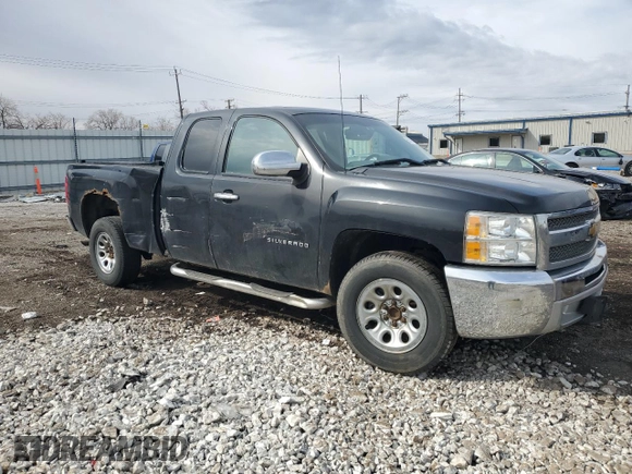 2012 Chevrolet Silverado 1500 Work Truck with VIN 1GCRCPEX7CZ174600, listed as a Copart auction lot 50421195 with 0 mi miles and Salvage Title. Bid and sale history available at carsss.com. Image 4.