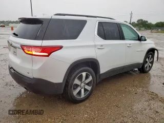 2019 Chevrolet Traverse LT z VIN 1GNERHKW8KJ181381, wystawiony jako Copart lot #60486315 z przebiegiem 222 042 mil mil oraz Szkoda całkowita • Salvage title. Historia ofert i sprzedaży dostępna na DreamBid. Obrazek 3.