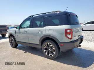 2022 Ford Bronco Sport Outer Banks with VIN 3FMCR9C65NRD69219, listed as a Copart auction lot 52765845 with 24,872 mi miles and Clean title. Bid and sale history available at DreamBid. Image 2.