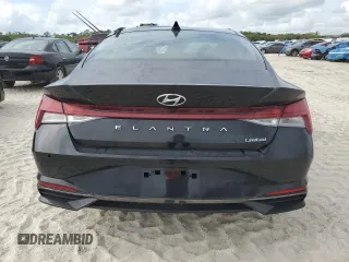 2023 Hyundai Elantra Limited z VIN KMHLP4AG4PU533866, wystawiony jako Copart lot #54982295 z przebiegiem 47 309 mil mil oraz Nie do naprawy • Non repairable. Historia ofert i sprzedaży dostępna na DreamBid. Obrazek 6.