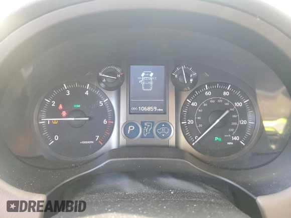 2017 Lexus GX 460 with VIN JTJJM7FX3H5150279, listed as a Copart auction lot 85108374 with 106,859 mi miles and Salvage title. Bid and sale history available at DreamBid. Image 9.