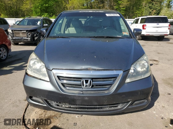 2006 Honda Odyssey EX-L with VIN 5FNRL38766B438730, listed as a Copart auction lot 53918235 with 208,925 mi miles and Clean Title. Bid and sale history available at carsss.com. Image 5.