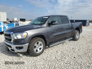 2020 Ram 1500 Big Horn with VIN 1C6RREFT3LN117968, listed as a Copart auction lot 87914735 with 62,523 mi miles and Clean title. Bid and sale history available at DreamBid. Image 1.