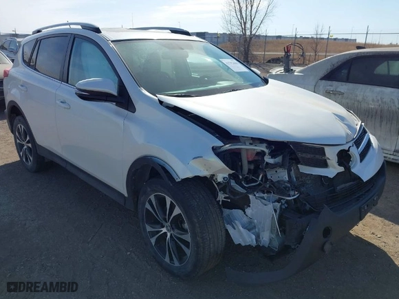 2015 Toyota RAV4 Limited with VIN 2T3DFREV0FW344487, listed as a IAAI auction lot 41792630 with 89,214 mi miles. Bid and sale history available at carsss.com. Image 1.