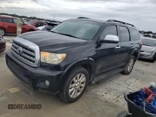 2010 Toyota Sequoia Platinum with VIN 5TDYY5G15AS026860, listed as a Copart auction lot 75081684 with 173,455 mi miles and Non Repairable. Bid and sale history available at carsss.com. Image 1.
