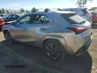 2022 Lexus UX 250h F Sport with VIN JTHE9JBH2N2062143, listed as a Copart auction lot 77345634 with 13,118 mi miles and Salvage Title. Bid and sale history available at DreamBid. Image 2.