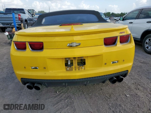 2013 Chevrolet Camaro LT with VIN 2G1FC3D32D9229470, listed as a Copart auction lot 61915585 with 139,178 mi miles and Salvage title. Bid and sale history available at DreamBid. Image 6.