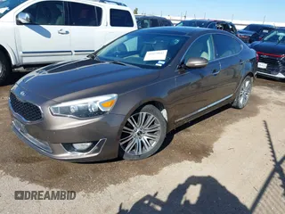 2014 Kia Cadenza Premium with VIN KNALN4D78E5151222, listed as a IAAI auction lot 41419842 with 137,710 mi miles. Bid and sale history available at carsss.com. Image 16.